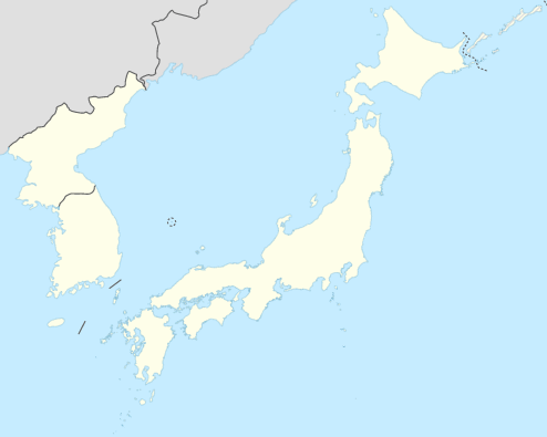Map of North Korea, South Korea, Japan