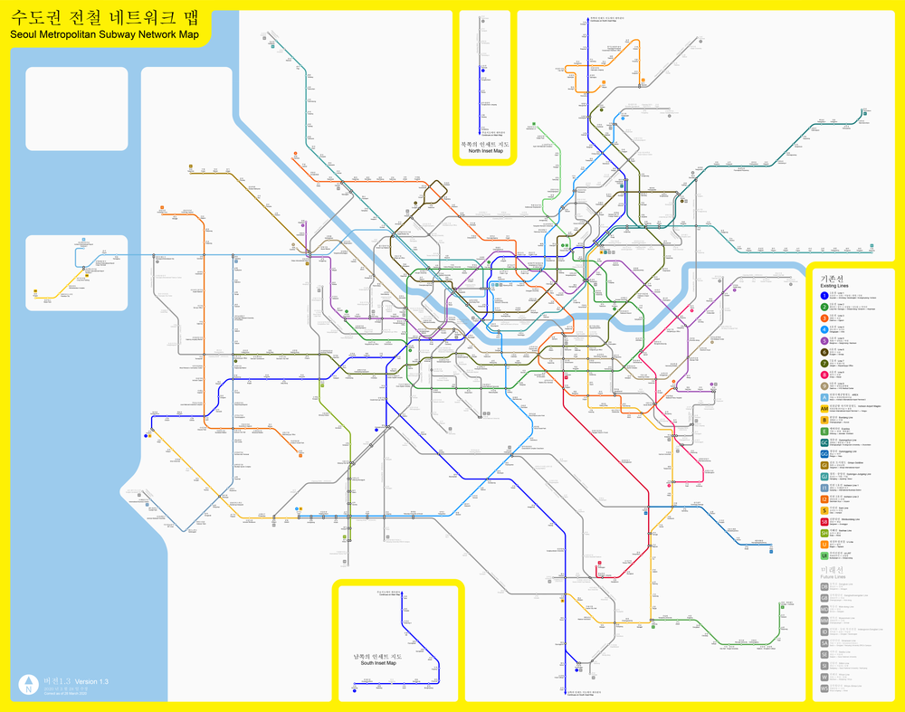 subway map of Seoul